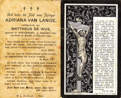 Adriana van Lange Mattheus de Wijs