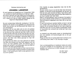Johanna Langerak