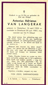 Antonius Adrianus van Langerak