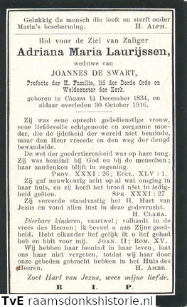Adriana Maria Laurijssen Joannes de Swart