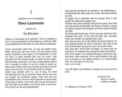 Dora Lazaroms   Co Bouten