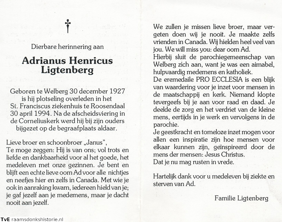 Adrianus Henricus Ligtenberg