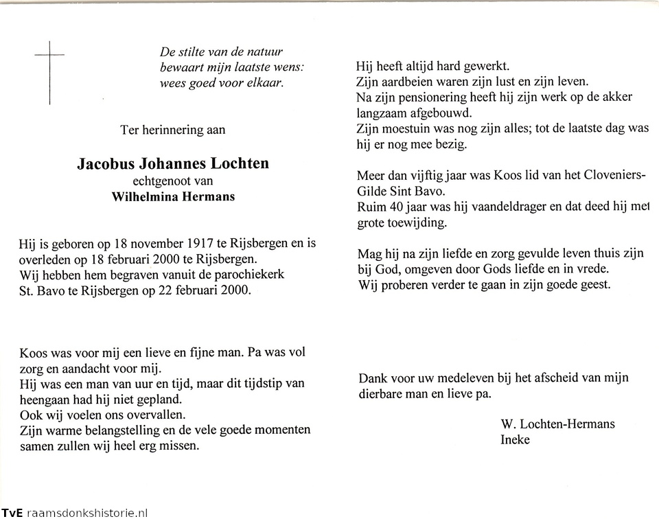 Jacobus Johannes Lochten Wilhelmina Hermans