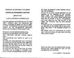 Cornelis Johannes Loeffen Lucia Antonia Vermeulen
