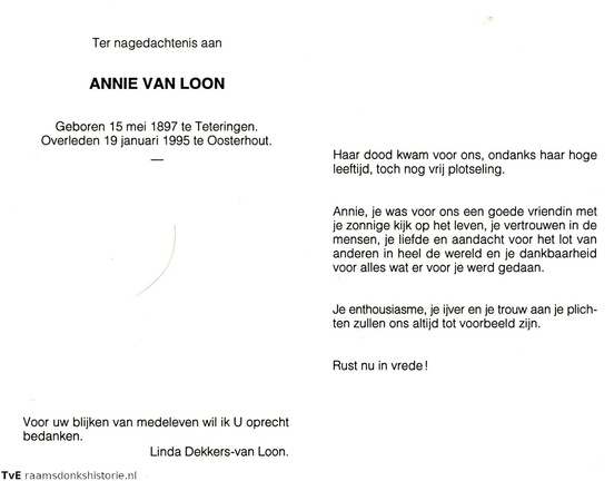 Annie van Loon