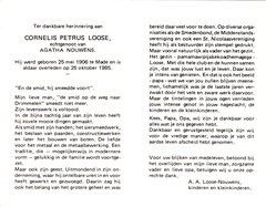Cornelis Petrus Loose Agatha Nouwens