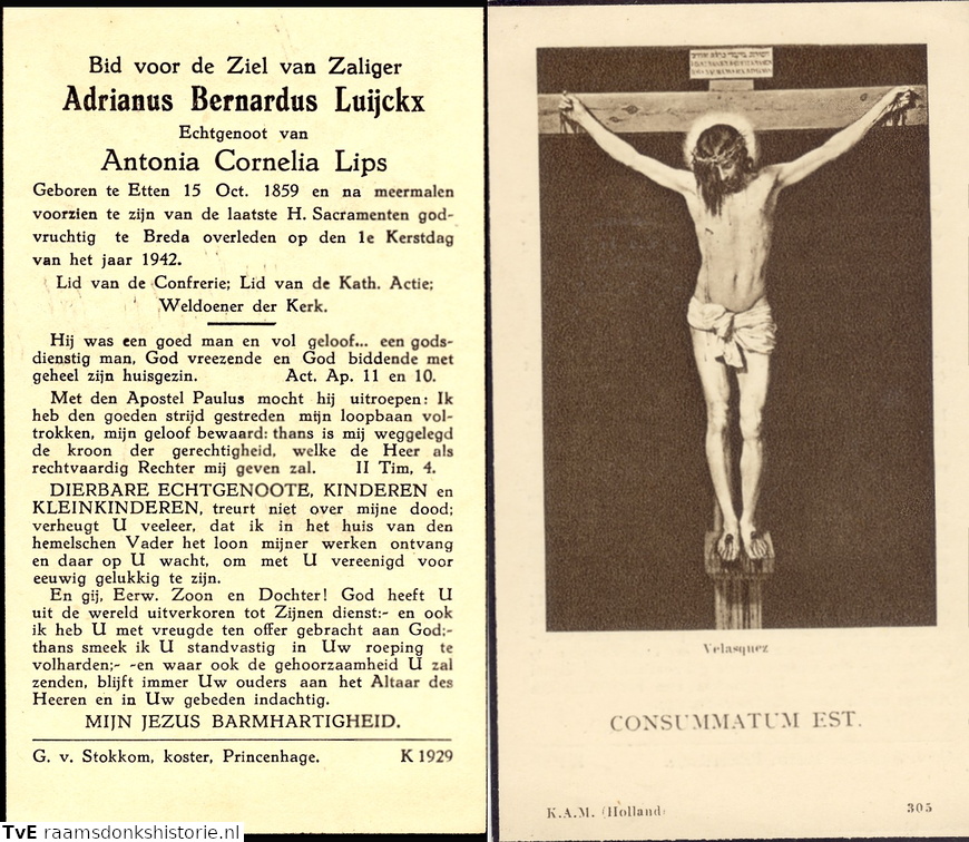 Adrianus Bernardus Luijckx Antonia Cornelia Lips