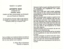 Antonetta Maas Gerard Maas