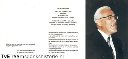 Piet Meulemeester Mia Fleskens