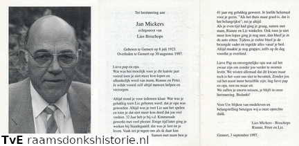 Jan Mickers Lies Bosschops