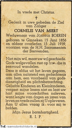 Cornelis van Miert Joanna Boeren