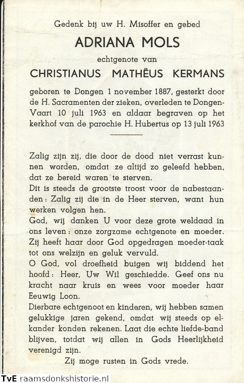 Adriana Mols Christianus Matheus Kermans