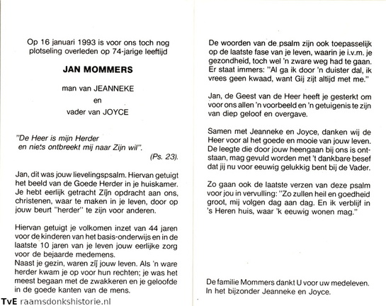 Jan Mommers Jeanneke