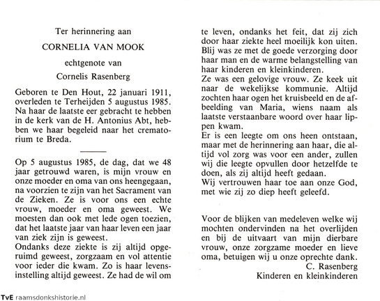 Cornelia van Mook Cornelis Rasenberg
