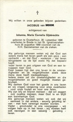 Jacobus van Mook Johanna Maria Cornelia Gijsbrechts
