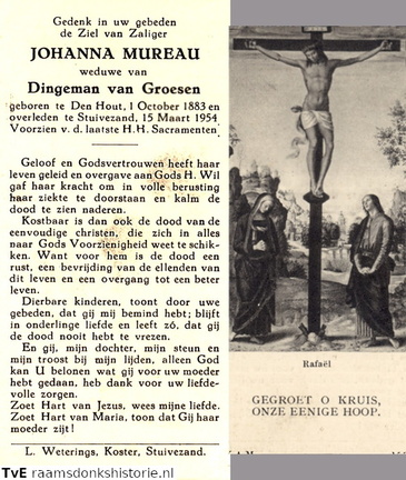 Johanna Mureau Dingeman van Groesen
