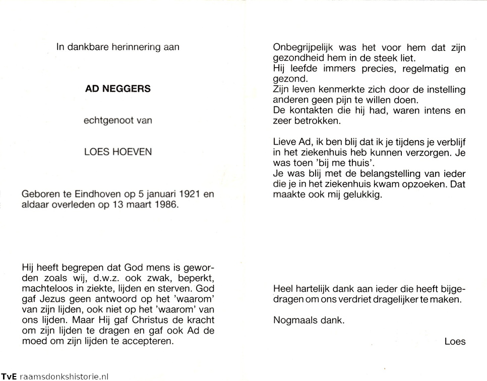 Ad Neggers- Loes Hoeven