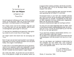 Cor van Nispen- Truus Crul