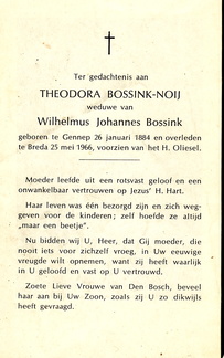 Theodora Noij Wilhelmus Johannes Bossink