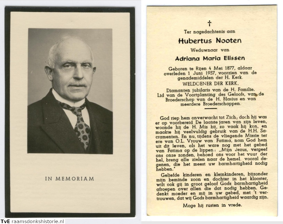 Hubertus Nooten- Adriana Maria Elissen