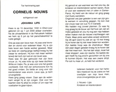 Cornelis Nouws Johanna Lips