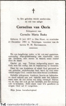 Cornelius van Oerle- Cornelia Maria Buiks