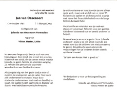 Jan van Onzenoort- Jolanda Vermeulen