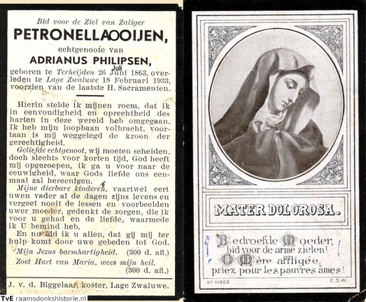 Petronella Ooijen- Adrianus Philipsen