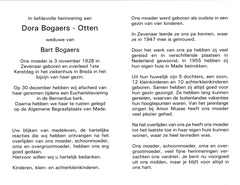 Dora Otten Bart Bogaers