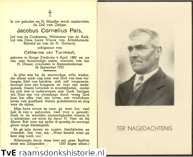Jacobus Cornelius Pals Catharina van Turnhout