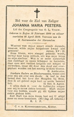 Johanna Maria Peeters