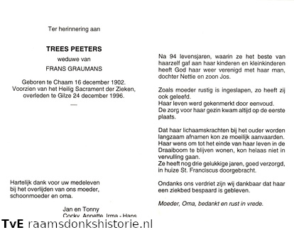 Trees Peeters Frans Graumans