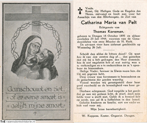 Catharina Maria van Pelt  Thomas Koreman