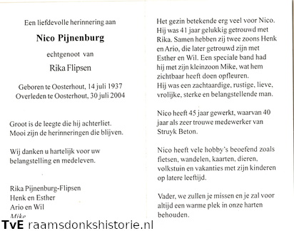 Nico Pijnenburg Rika Flipsen
