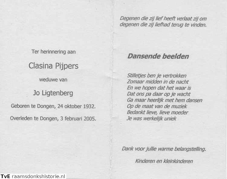 Clasina Pijpers Jo Ligtenberg