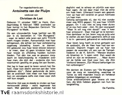 Antoinetta van der Pluijm Christiaan de Laat