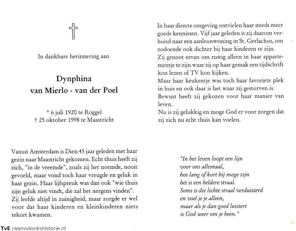 Dynphina van der Poel van Mierlo