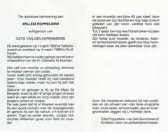 Willem Poppeliers Cato van den Eerenbeemd