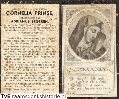 Cornelia Prinse Adrianus Segeren