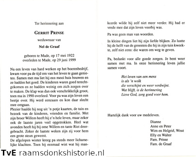 Gerrit Prinse Nel de Graaf