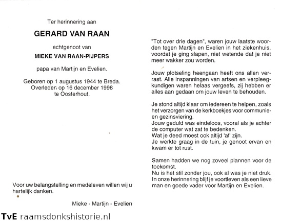 Gerard van Raan Mieke Pijpers