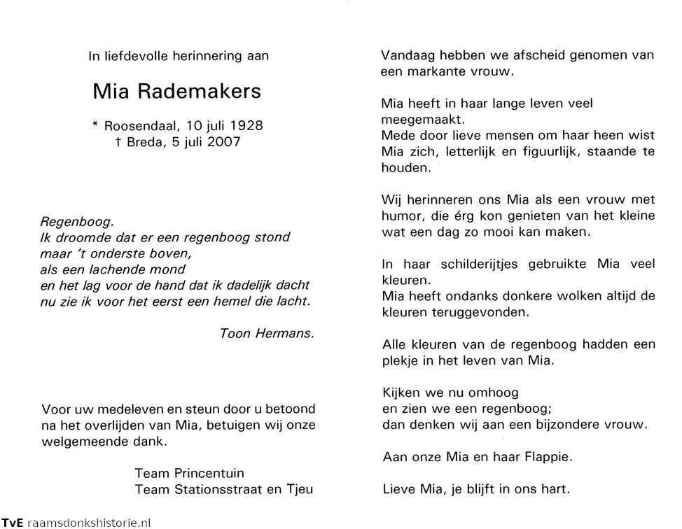 Mia Rademakers