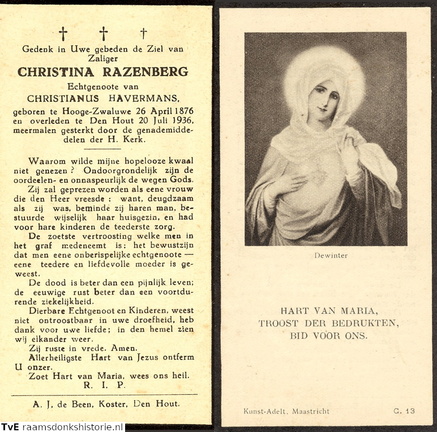 Christina Razenberg Christianus Havermans
