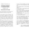 Antonius Matheus van Rijckevorsel Adriana Maria de Deugd
