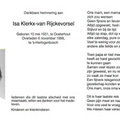 Isa van Rijckevorsel Ad Klerkx