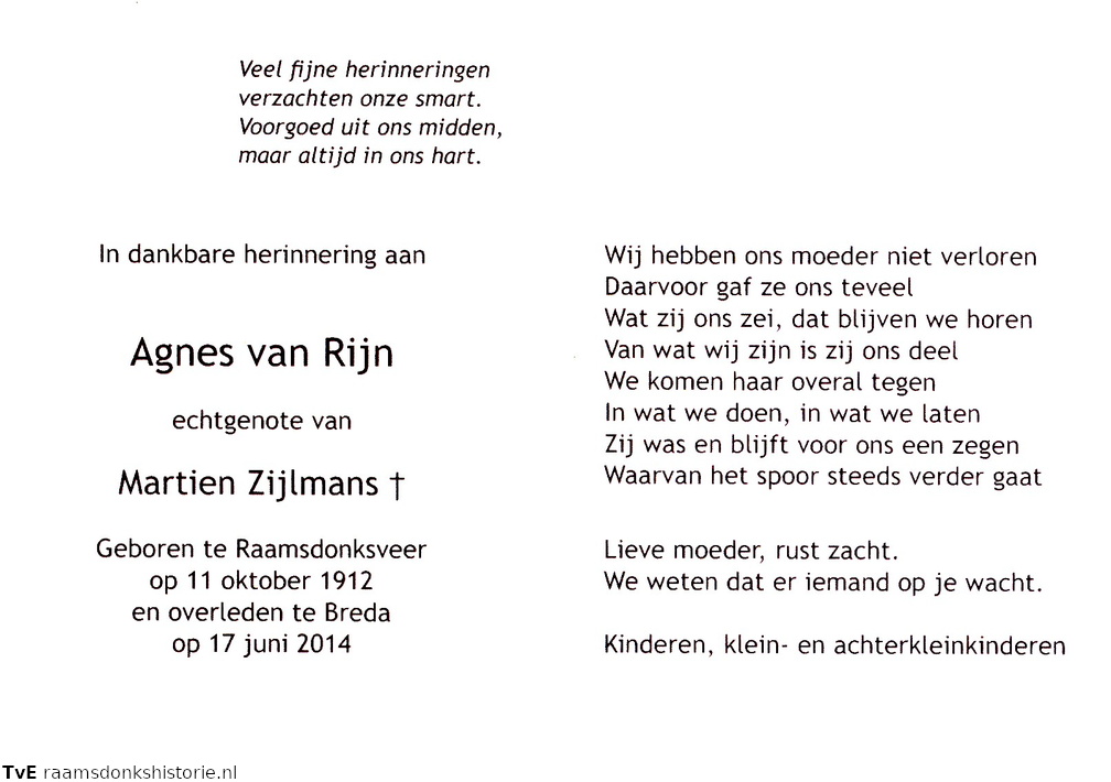Agnes van Rijn Martien Zijlmans