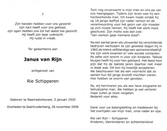 Janus van Rijn Rie Schipperen