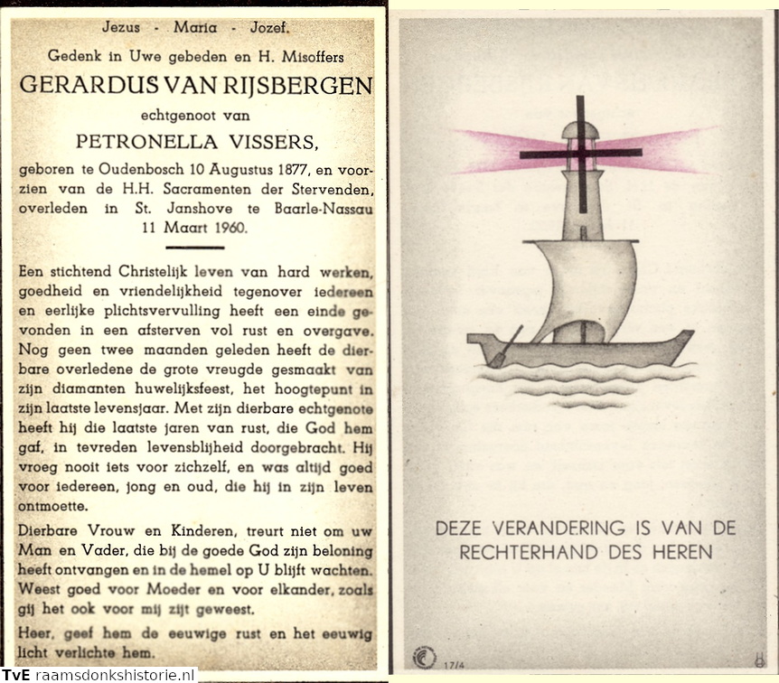 Gerardus van Rijsbergen Petronella Vissers