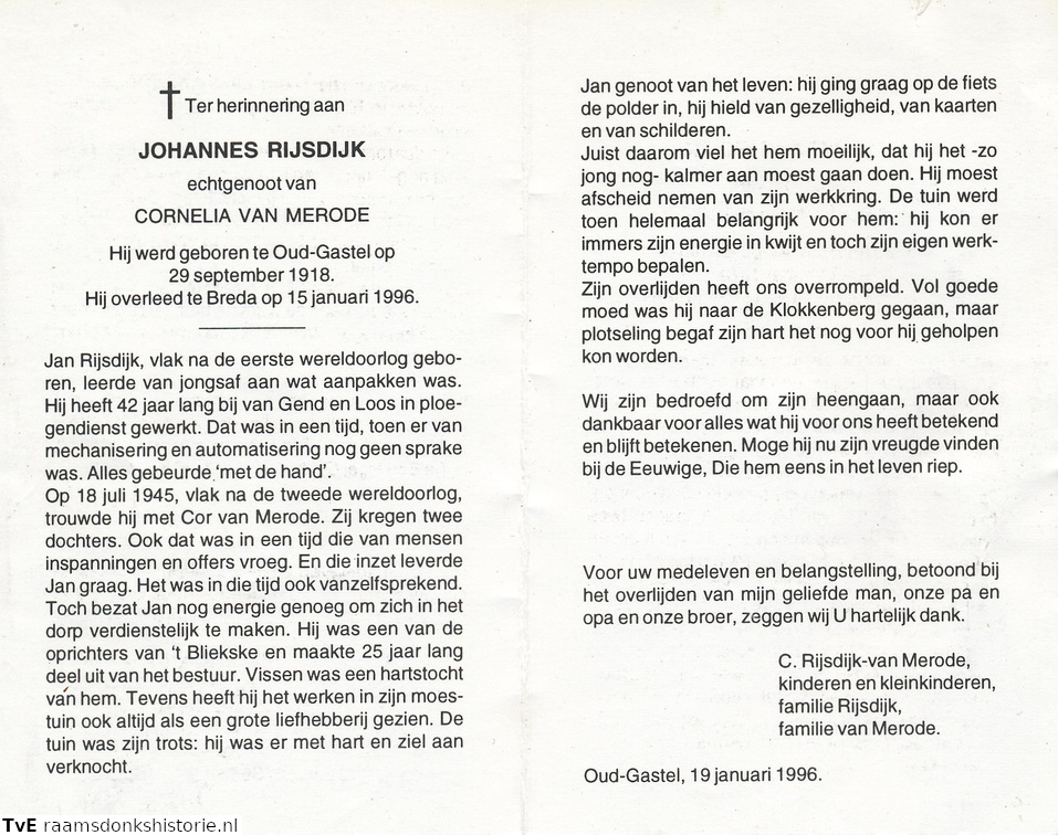 Johannes -Rijsdijk Cornelia van Merode