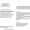 Dina Antonetta van Rijswijk Cornelis Pieter Dammeke van Loon